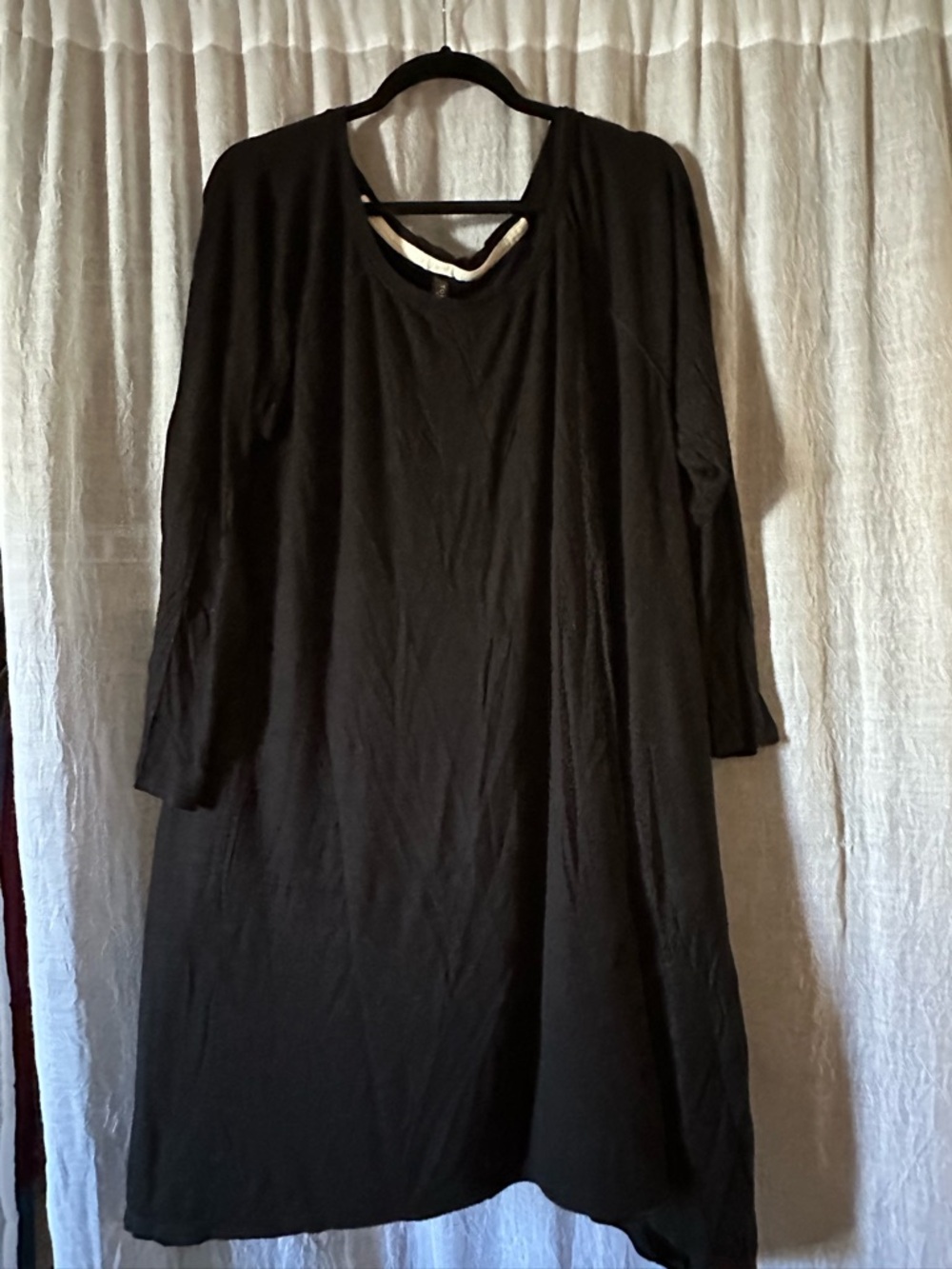 torrid Black Long Sleeve Sleep Dress